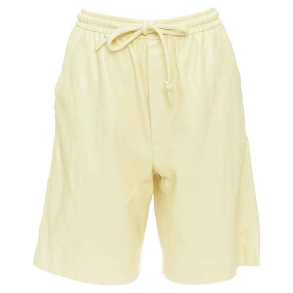 Nanushka Munira Vegan Leather Shorts Hay | NWT | Size M